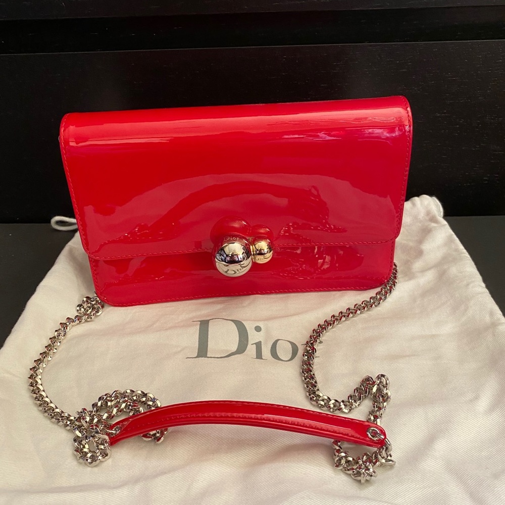 Dior crossbody bag patent leather